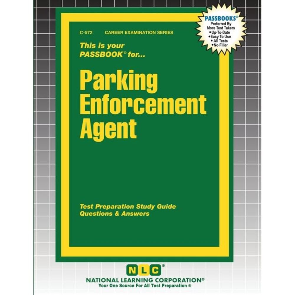 Parking Enforcement Agent -- Passbooks
